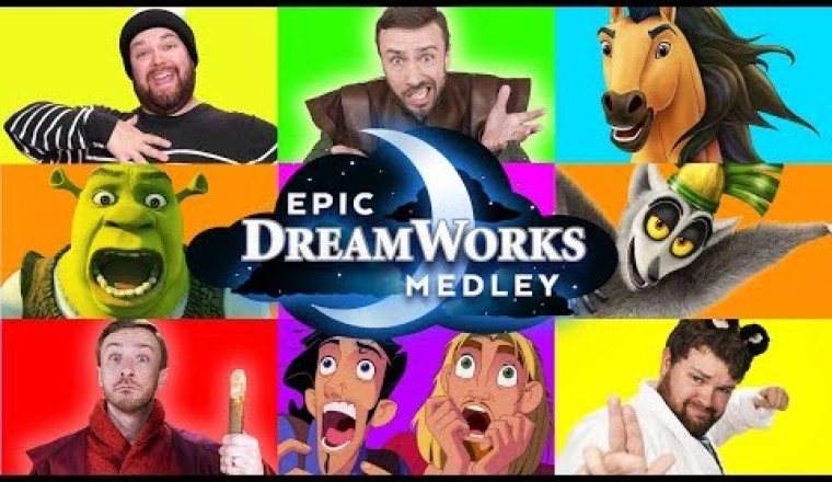 Peter Hollens - Epic Dreamworks Impressions Medley