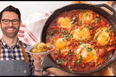 Easy Eggs in Tomato Sauce (Shakshuka)