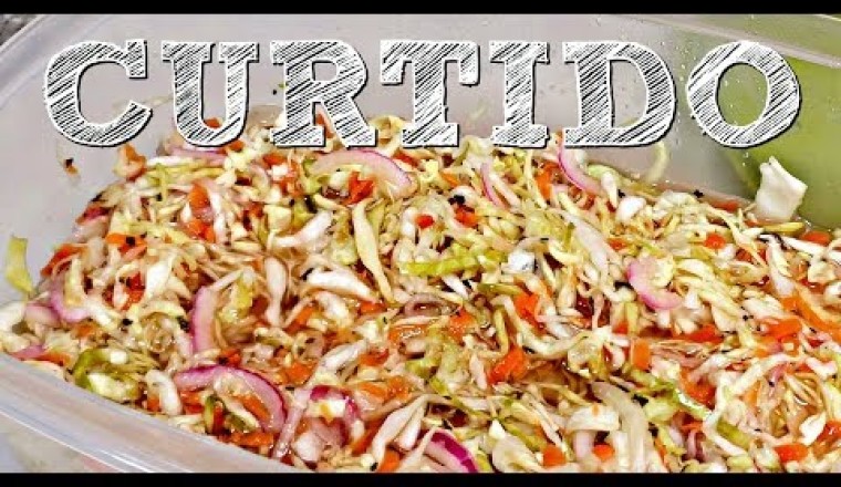Curtido (Salvadoran Style Pickled Cabbage)