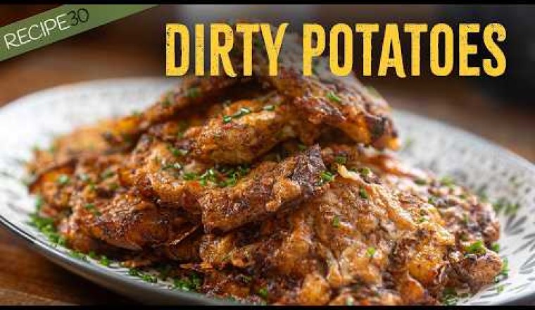 Dirty Potatoes, Crispy, Cheesy, Amazing!