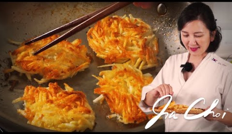 Gamja chaejeon (Korean Potato Pancake)