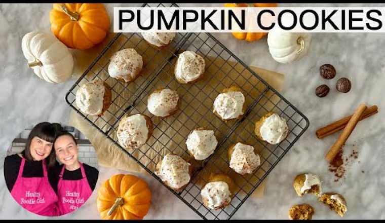 Pumpkin Spice Cookies With Cream Cheese Frosting