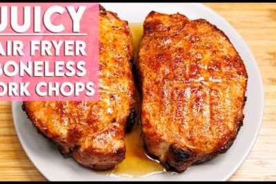 EASY Air Fryer Boneless Pork Chops