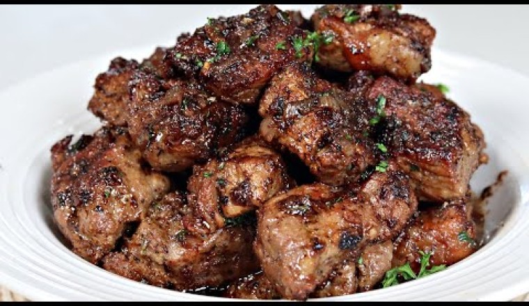 Buttery Garlic Steak Bites