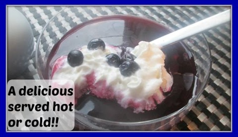 Swedish Blueberry Soup