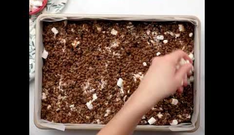 Hot Chocolate Rice Krispie Treats