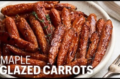 Easy Maple Glazed Carrots