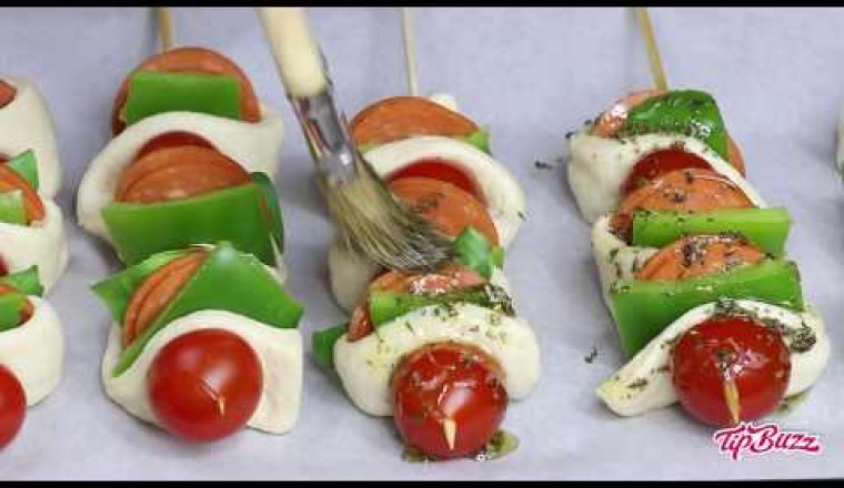 Pizza Kabobs
