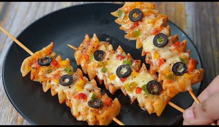 Pizza Pasta Skewers