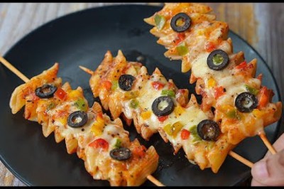 Pizza Pasta Skewers