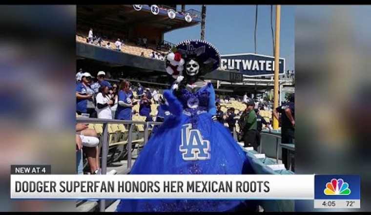Dodger Super Fan Mixes Her Love of La Team and Mexican Culture