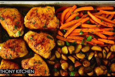 One-Pan Chicken, Carrots, and Potatoes (Less Than 1 Hour)