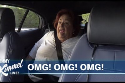 Jimmy Kimmel Pranks Aunt Chippy with a Driverless Car
