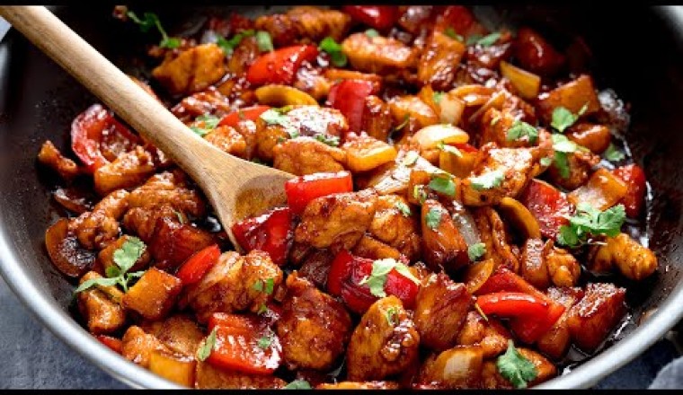 Super Simple Sticky Pineapple Chicken