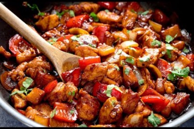 Super Simple Sticky Pineapple Chicken