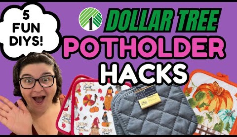 5 Easy Hacks Using Dollar Store Pot Holders You Need to Try!