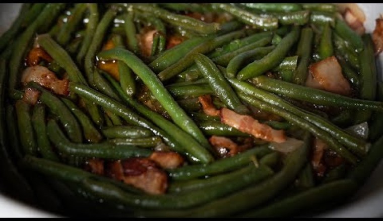 Brown Sugar and Bacon Green Beans