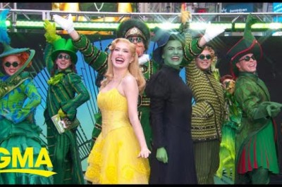 The cast of 'Wicked' performs 'One Short Day' on 'GMA'