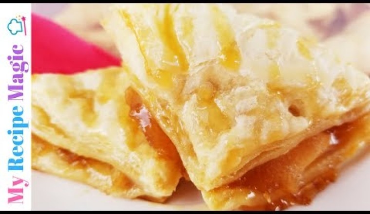 3 Ingredient Caramel Apple Turnovers