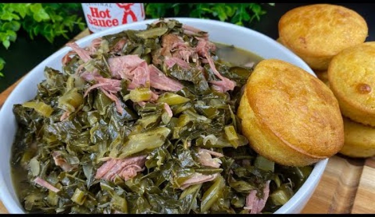 Easy Instant Pot Collard Greens and Smoked Turkey Leg