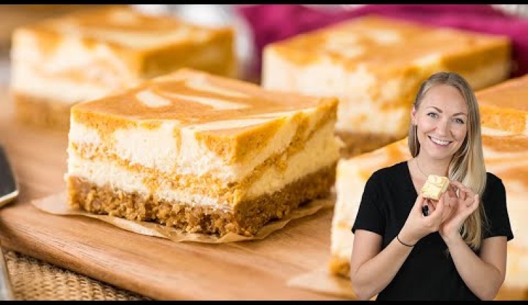 Pumpkin Cheesecake Bars