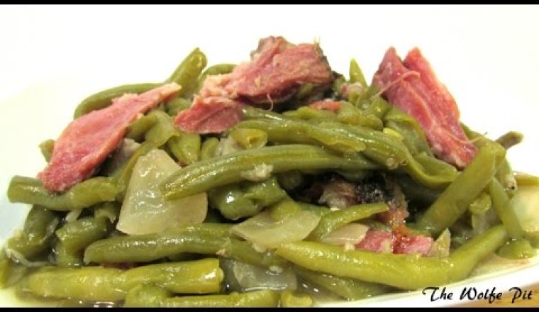 Southern Green Beans and Smoked Ham Hocks