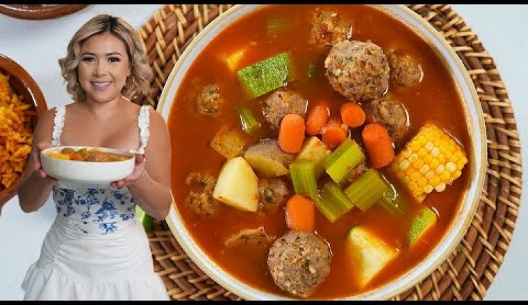 Fast and Easy Caldo de Albóndigas (Mexican Meatball Soup)