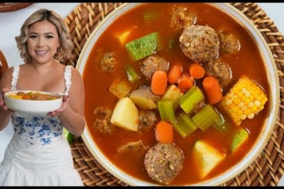 Fast and Easy Caldo de Albóndigas (Mexican Meatball Soup)