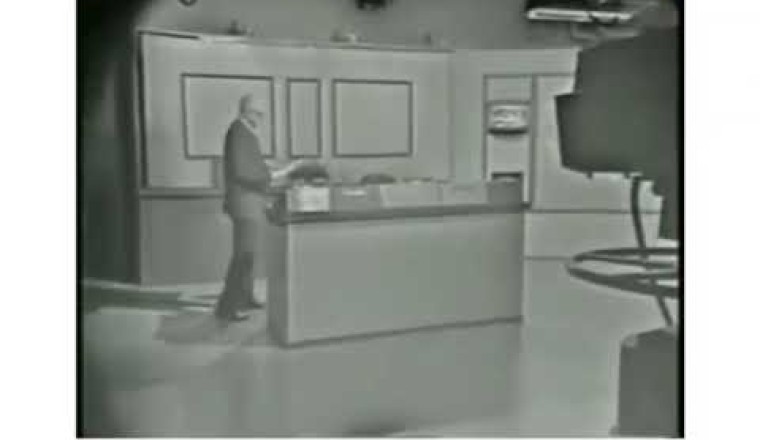 Historical Moment When Black and White TV Was Switched to Colored Live