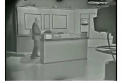 Historical Moment When Black and White TV Was Switched to Colored Live