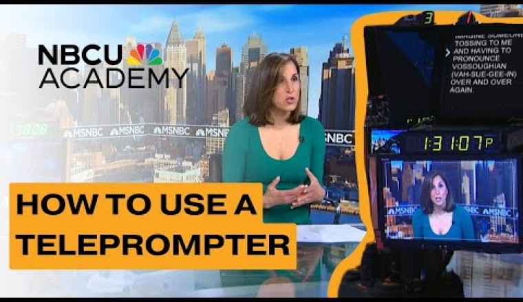 Anchoring and Teleprompters 101
