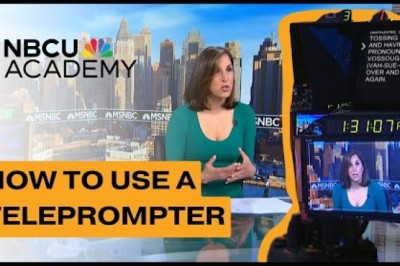 Anchoring and Teleprompters 101