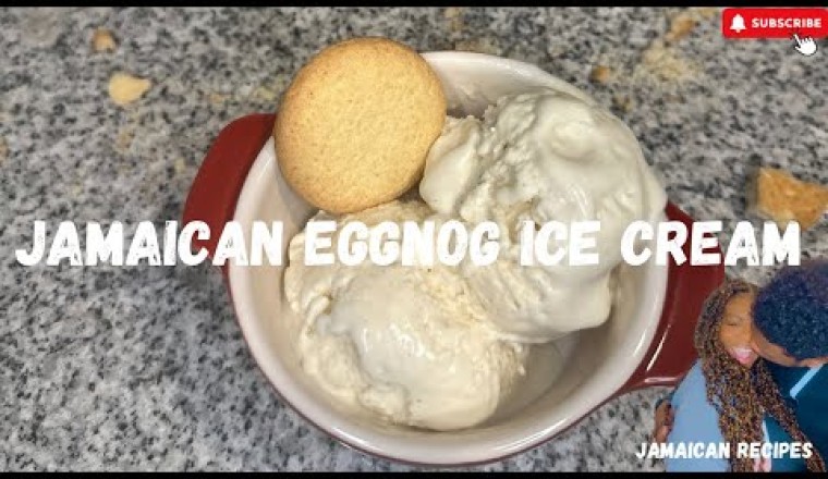 Jamaican Eggnog No-Churn Ice Cream