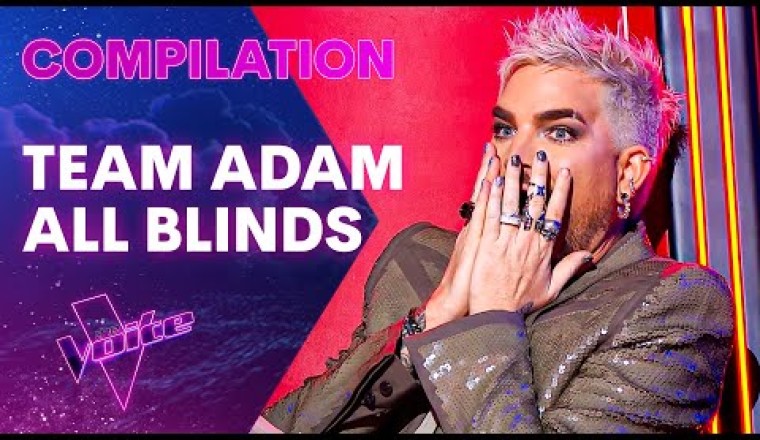 Amazing BLIND AUDITIONS of Team ADAM LAMBERT in The Voice