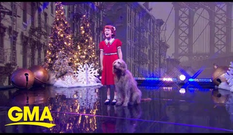 Hazel Vogel of ‘Annie’ performs iconic anthem 'Tomorrow'