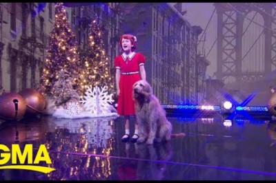 Hazel Vogel of ‘Annie’ performs iconic anthem 'Tomorrow'