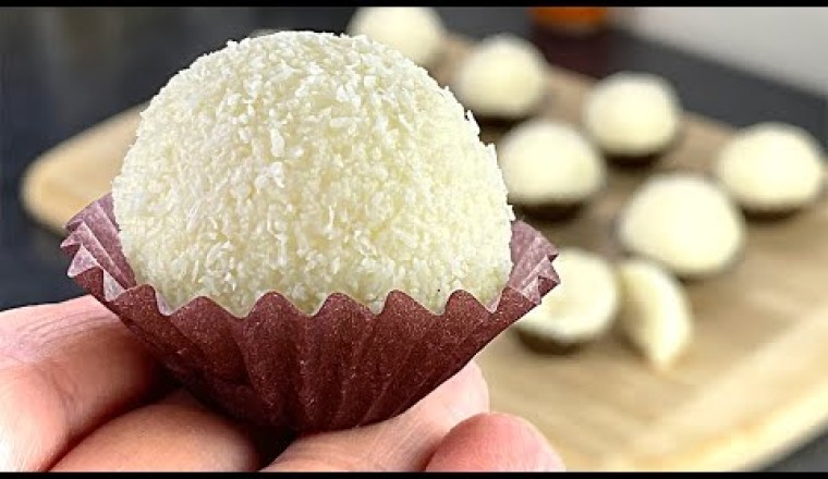3 Ingredient Coconut Snowballs