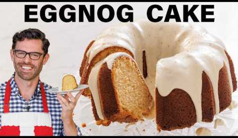 Easy Eggnog Cake