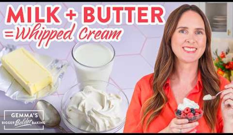 Making Whipped Cream Without Heavy Cream