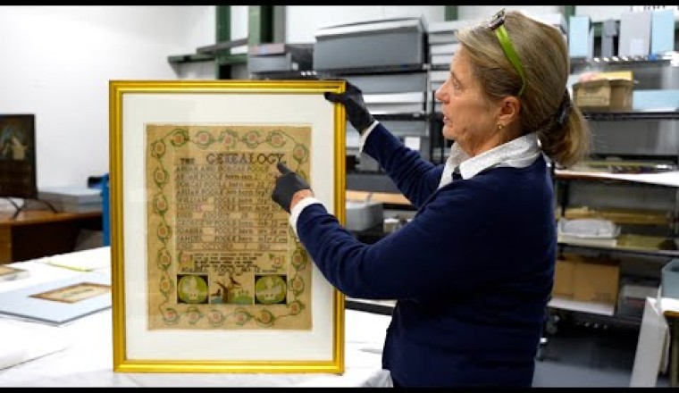 Maine Schoolgirl Needlework