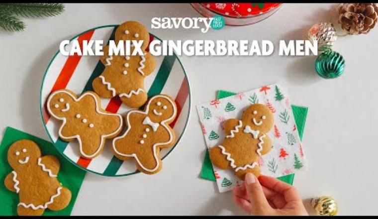 How to Make Cake Mix Gingerbread Men