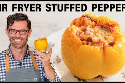 Easy Air Fryer Stuffed Peppers