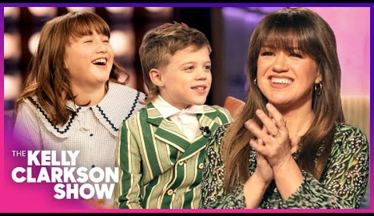 Kelly Clarkson's Adorable Interview With Kids Remy and River Rose