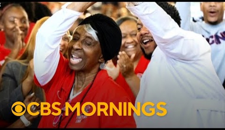80-Year-Old Louisiana Teacher Overwhelmed by Surprise at Pep Rally: “Prayers Get Answered”