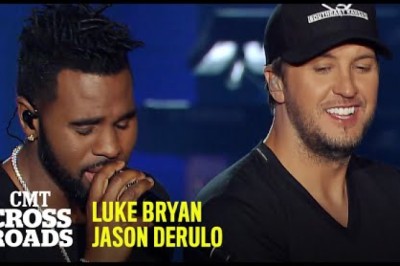 Luke Bryan and Jason Derulo Perform 'Trumpets'
