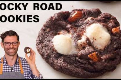 Easy Rocky Road Cookies