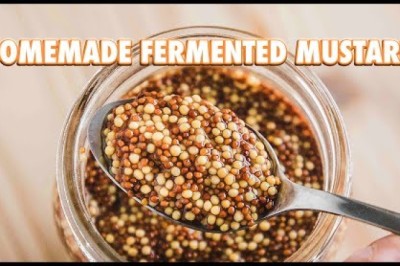 Easy Homemade Fermented Mustard