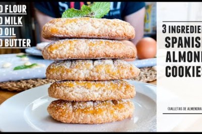 3 Ingredient Almond Cookes