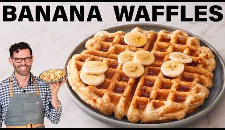 Easy Banana Waffles