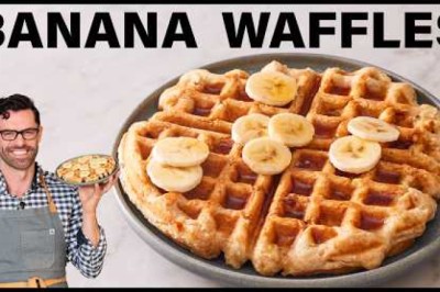 Easy Banana Waffles